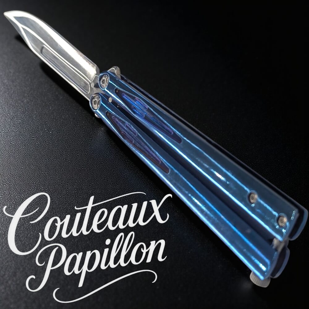 Schlass - Découvrez notre collection de couteau Papillon également appelé balisong 
