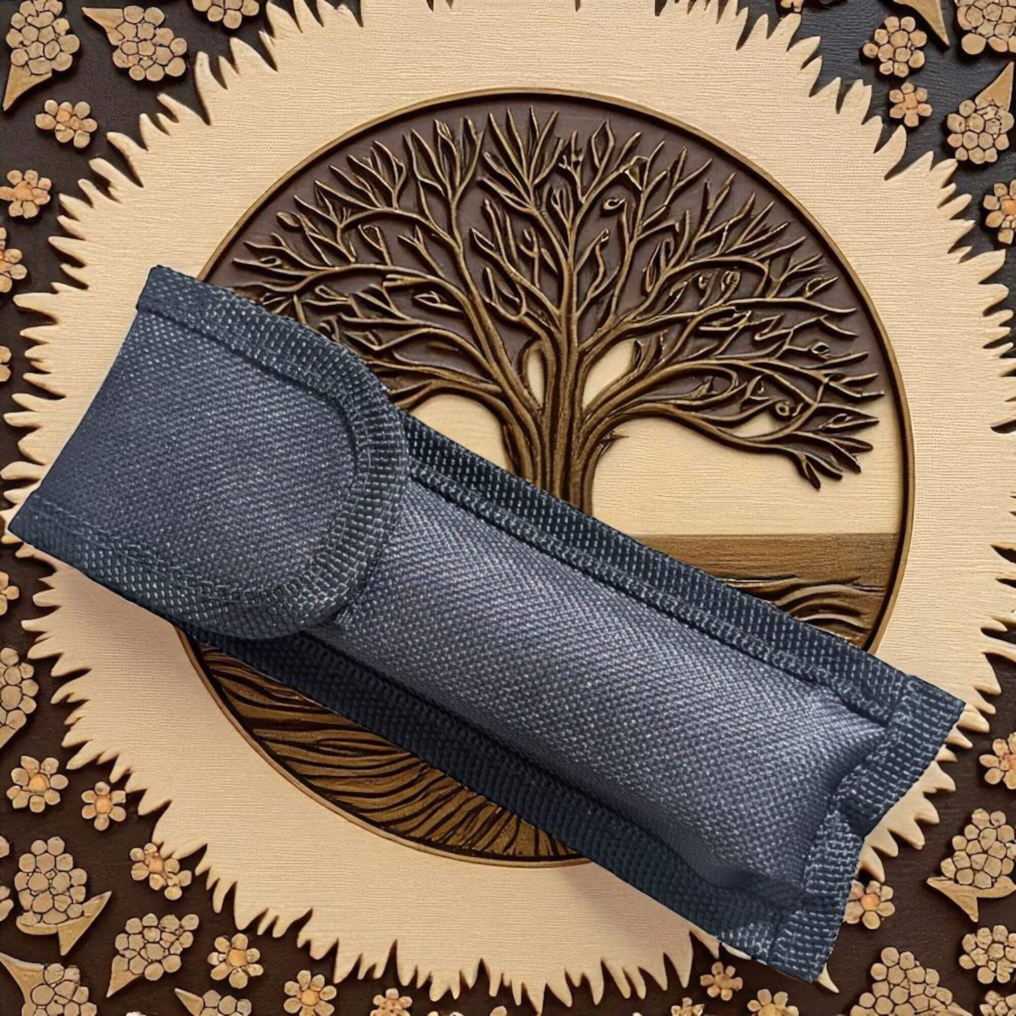 Gaine accroche ceinture pour couteau de poche de marque Schlass